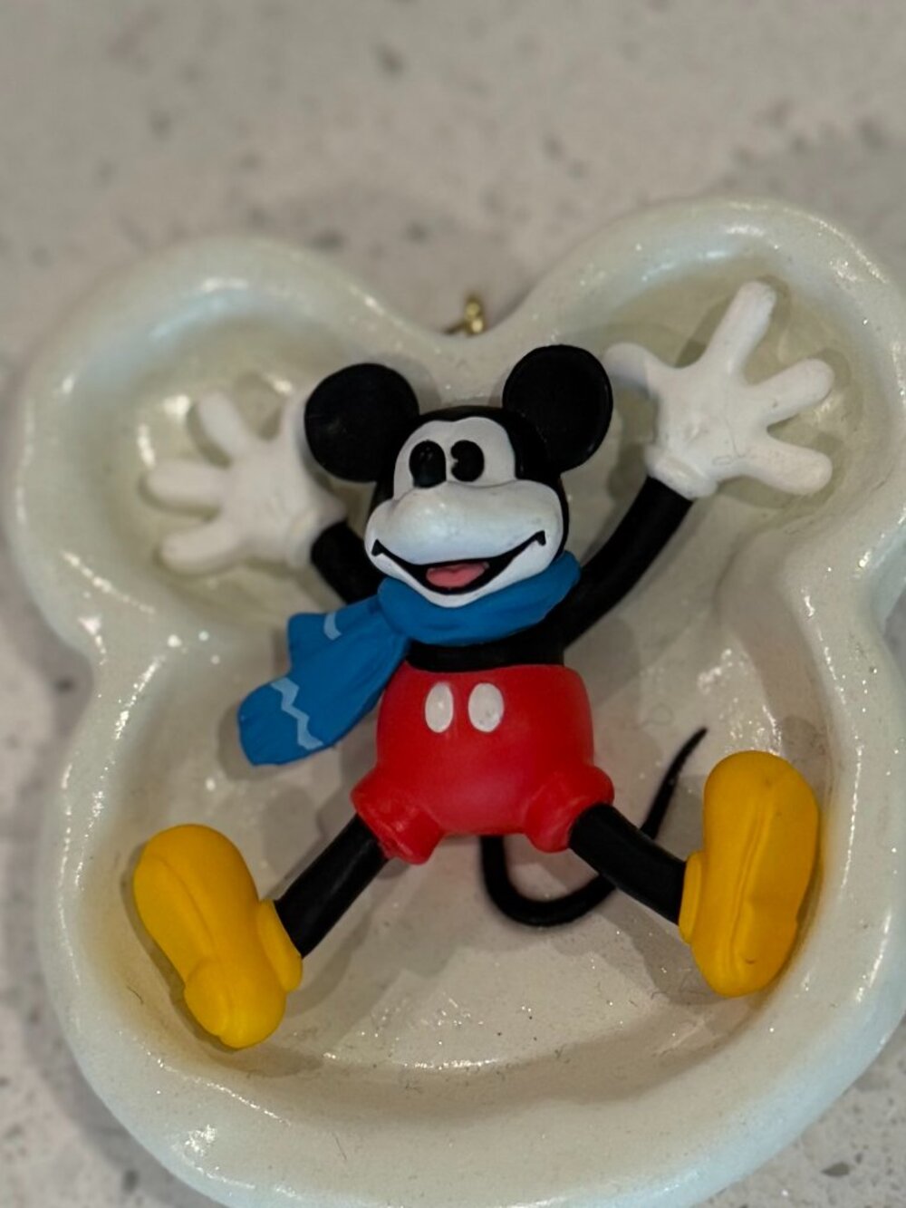 Hallmark Mickey's Snow Angel Mickey & Co. Ornament 1997 - Picture 2 of 3